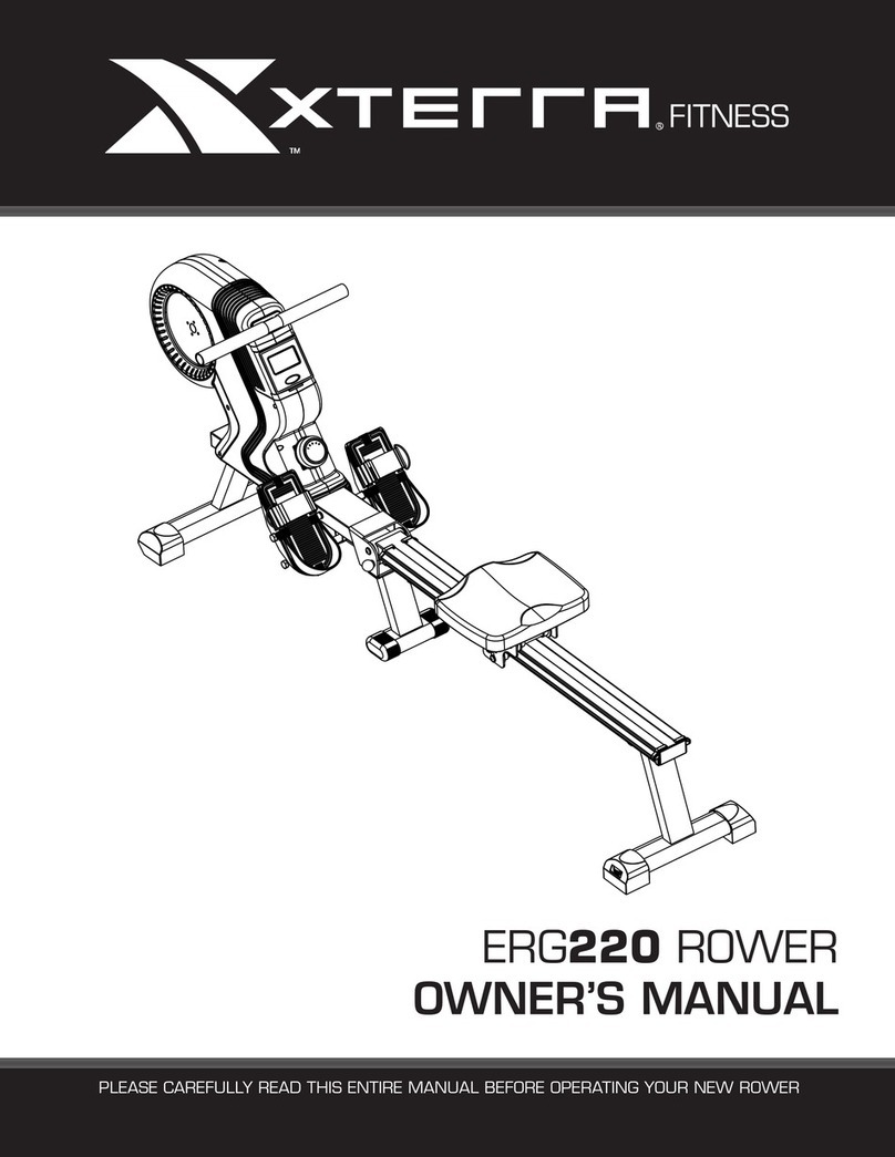 Xterra ERG220 ROWER User manual
