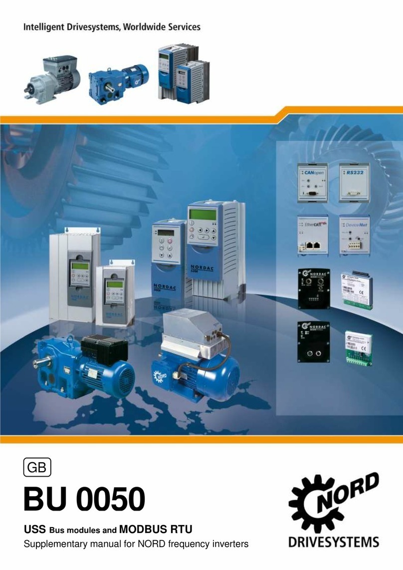 Nord Drivesystems SK 700E Series Instructions and recipes