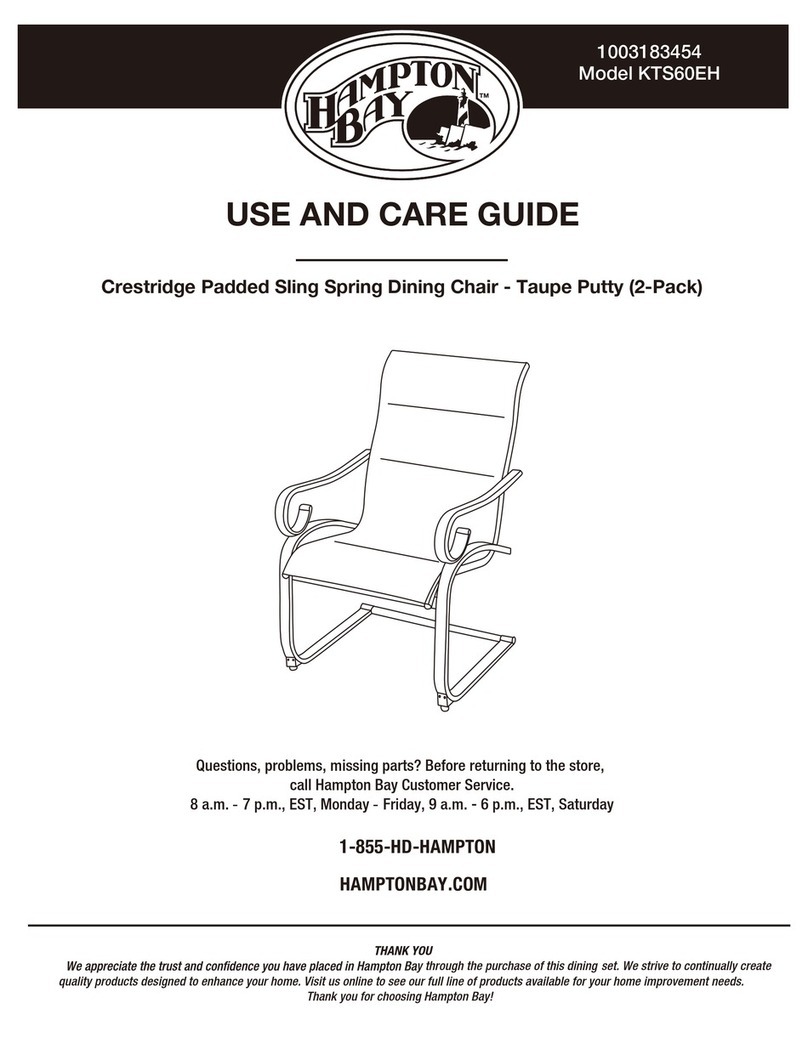 HAMPTON BAY KTS60EH Use and care guide HAMPTON BAY KTS60EH Use and care guide