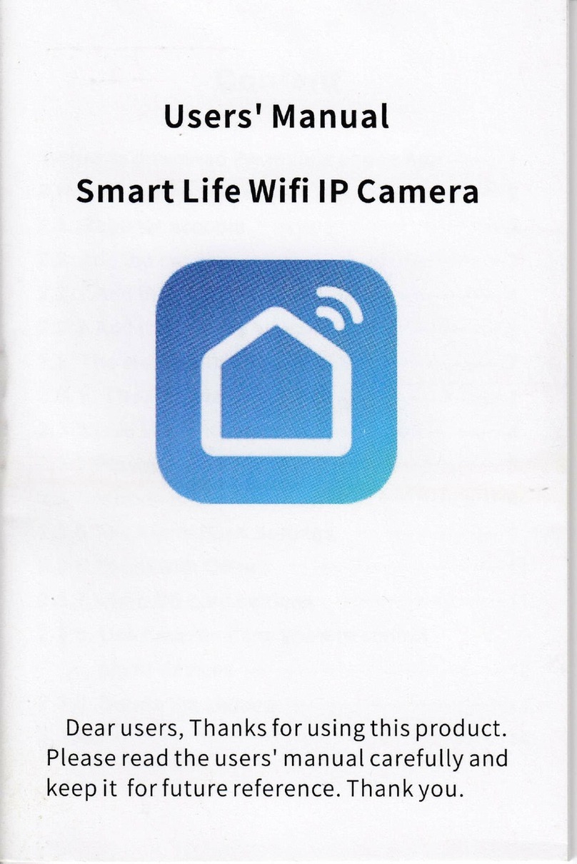 TUYA Smart Life Wifi IP Camera user manual