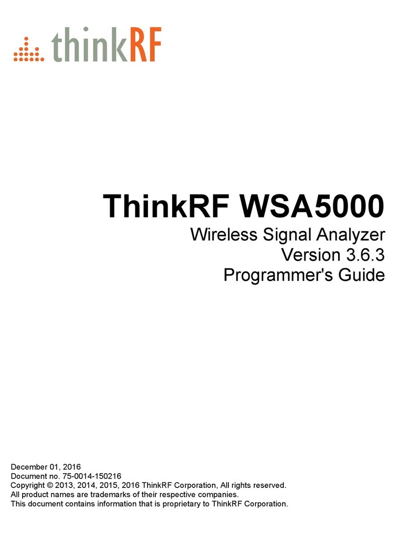 ThinkRF WSA5000 Series Manual