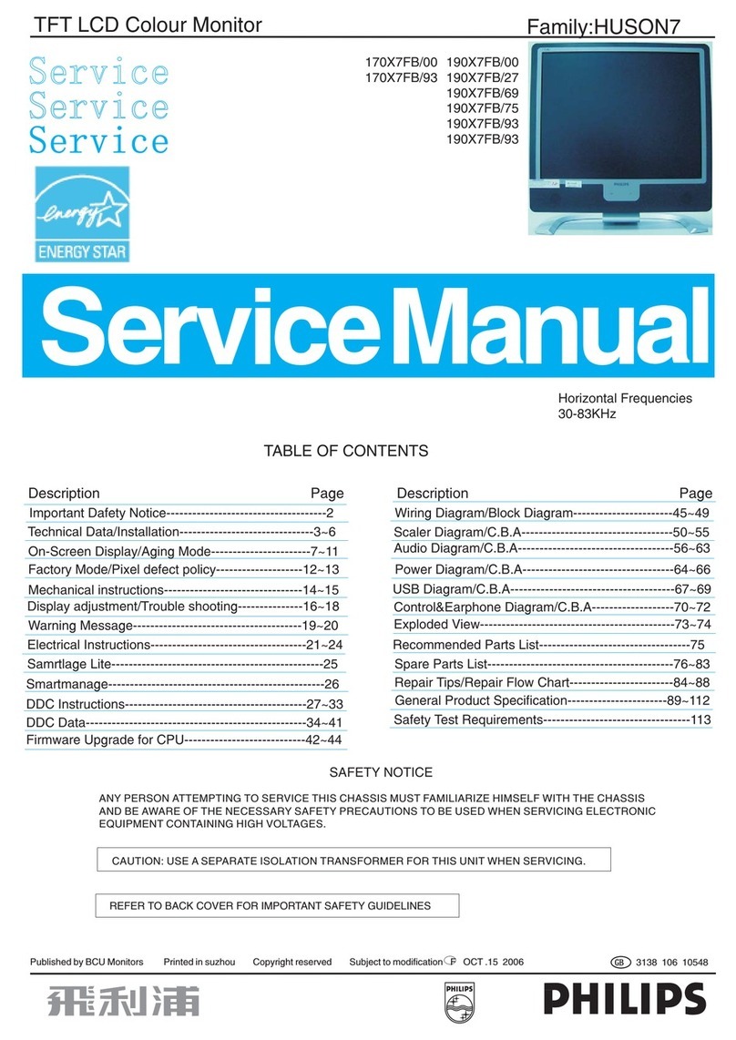 Philips 170X7FB/00 User manual