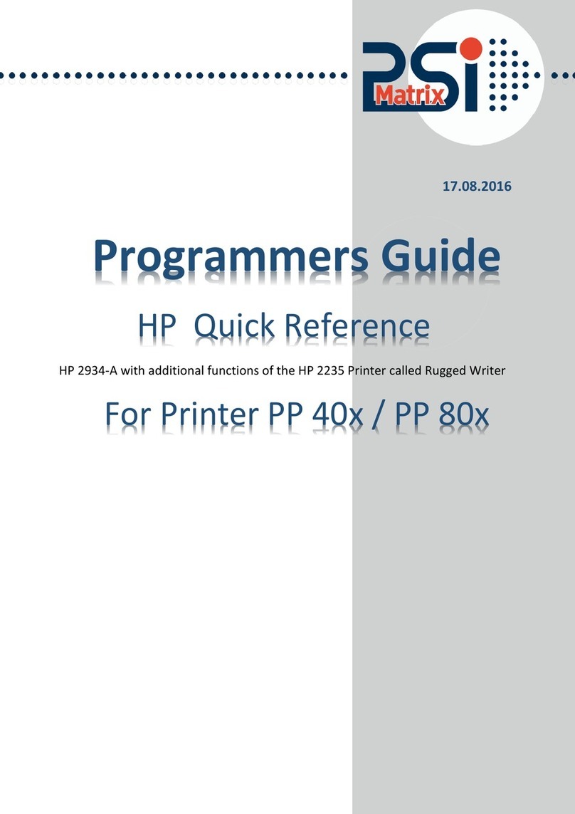 PSI Matrix PP 40 Series Manual