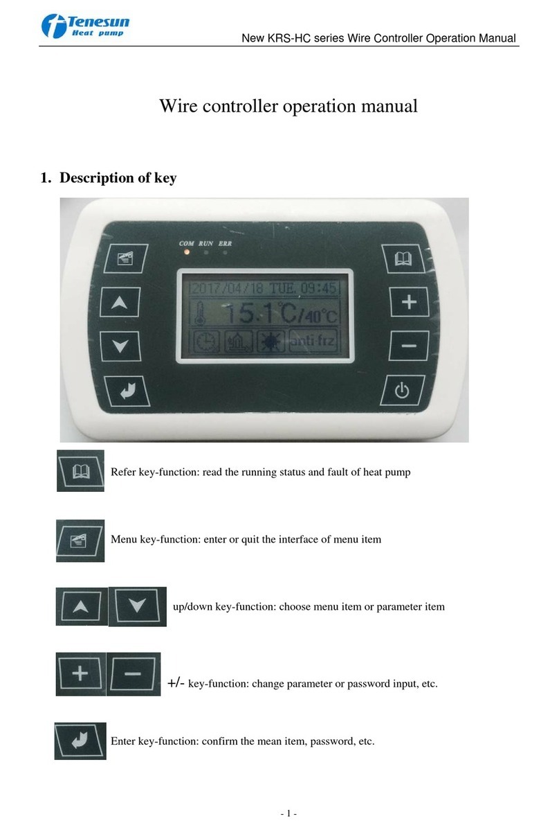 Tenesun KRS-HC Series Operation manual