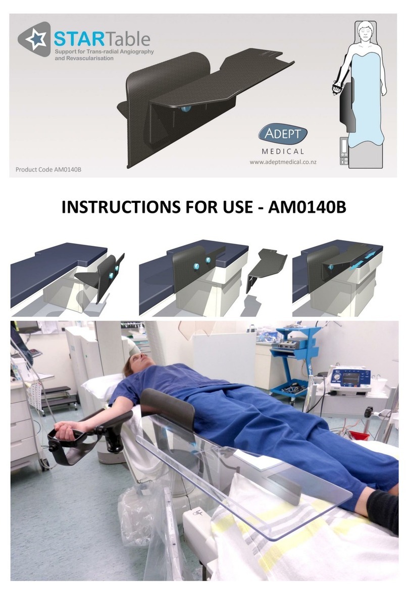 Adept Medical STARTable Instructions for use