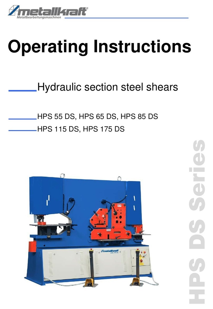 Metallkraft HPS DS Series operating instructions