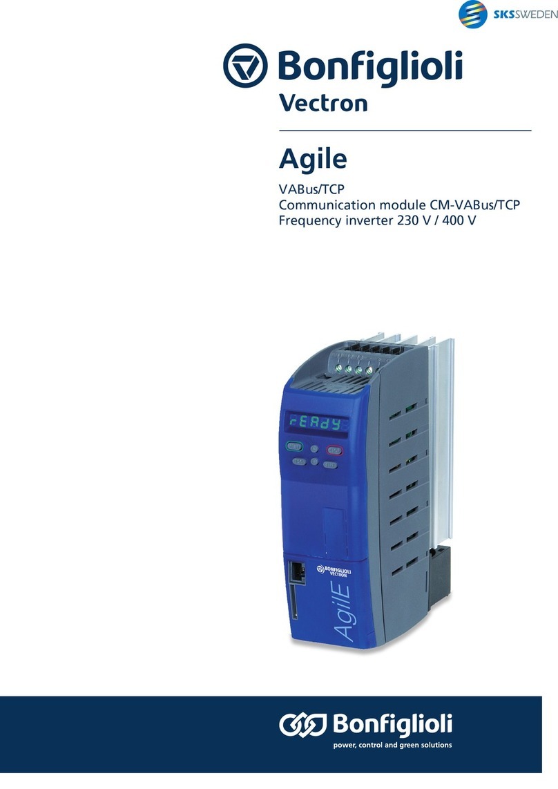 BONFIGLIOLI Vectron Agile VABus/TCP Use and care manual