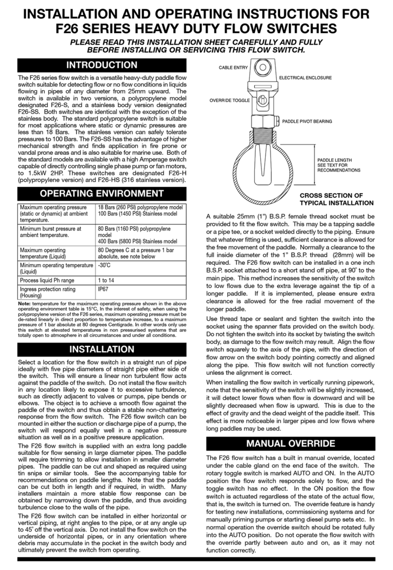 KELCO F26 Series User manual