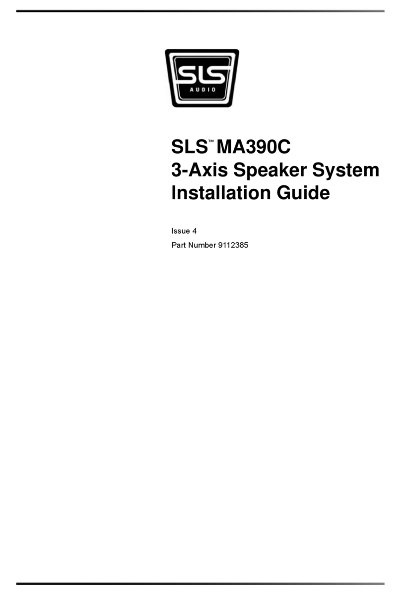 SLS Audio MA390C Lnstallation guide