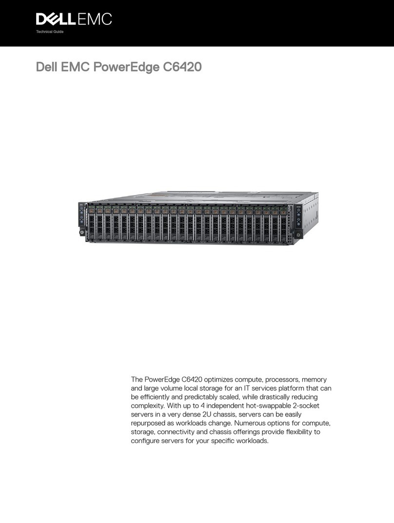 Dell EMC PowerEdge C6420 User manual