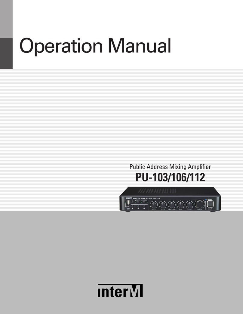 Inter-m PU-103 User manual