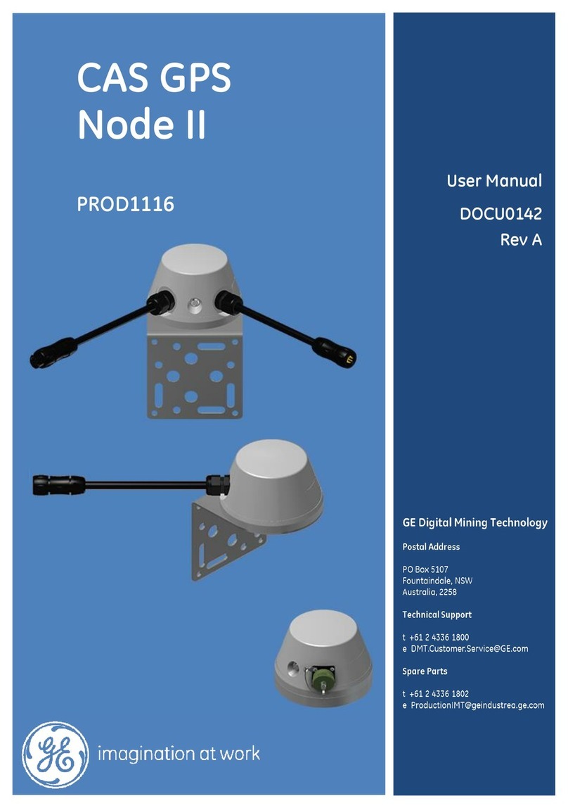 GE CAS GPS Node II user manual