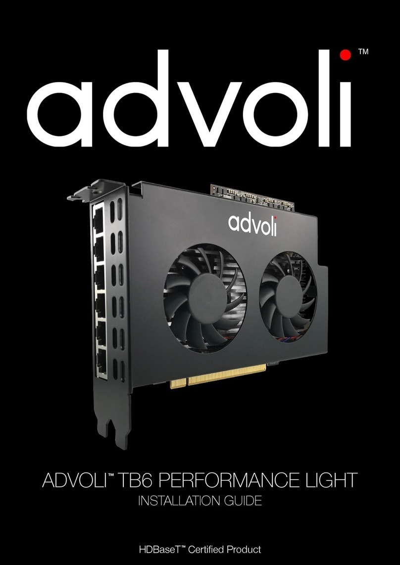 Advoli TB6 Standard Nstallation guide