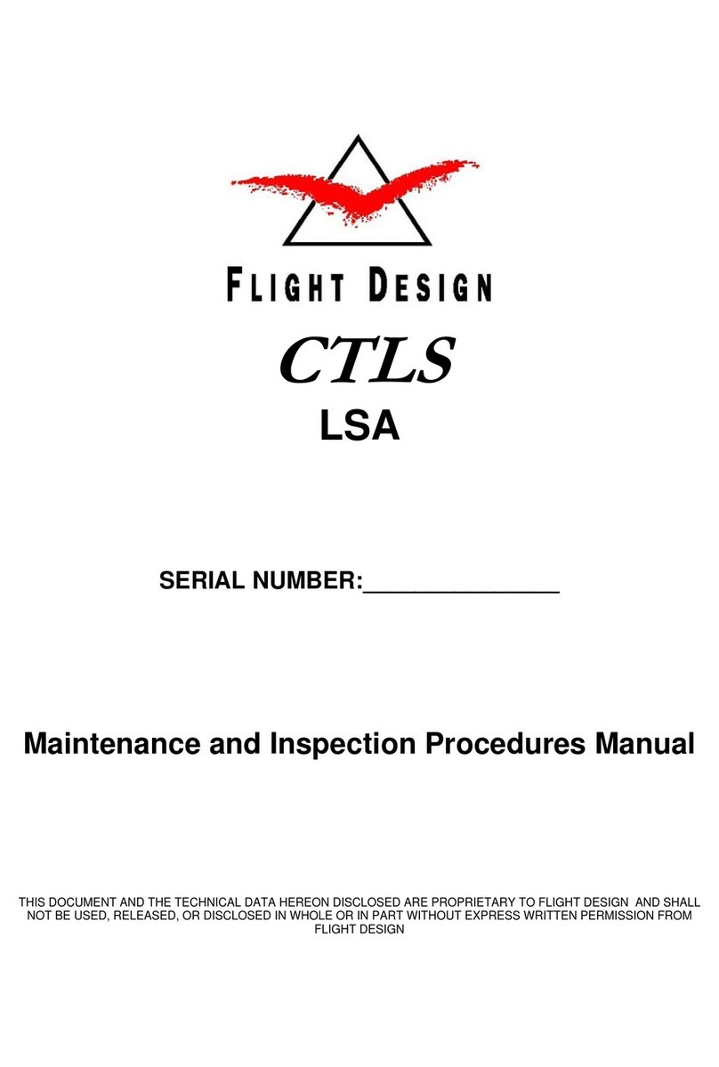 FLIGHT DESIGN CTLS Series Maintenance and Inspection Procedures Manual FLIGHT DESIGN CTLS Series Maintenance and Inspection Procedures Manual