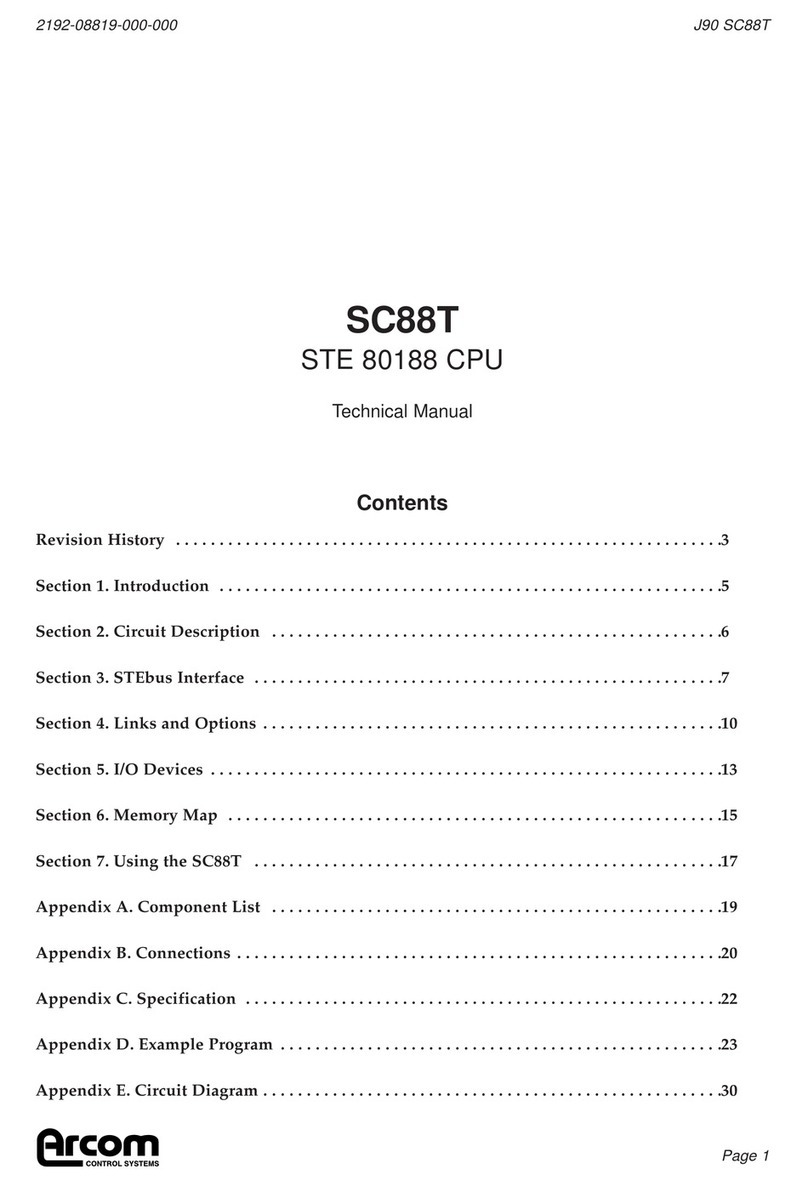 Arcom SC88T Technical manual