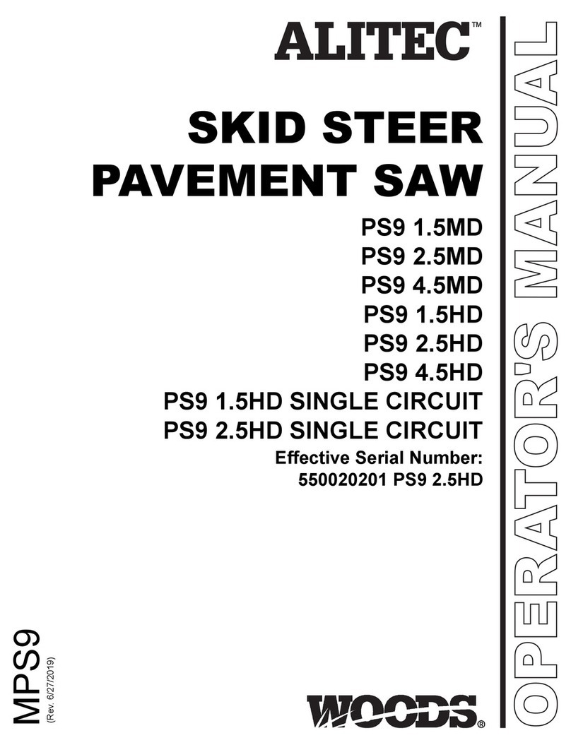 Woods ALITEC PS9 1.5MD Operator's manual