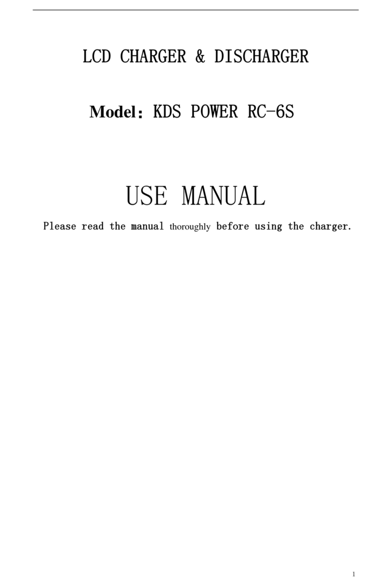 KDS POWER RC-6S Use manual