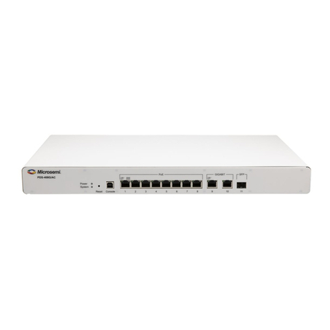 Microchip Technology Microsemi PDS-408G Web management user guide