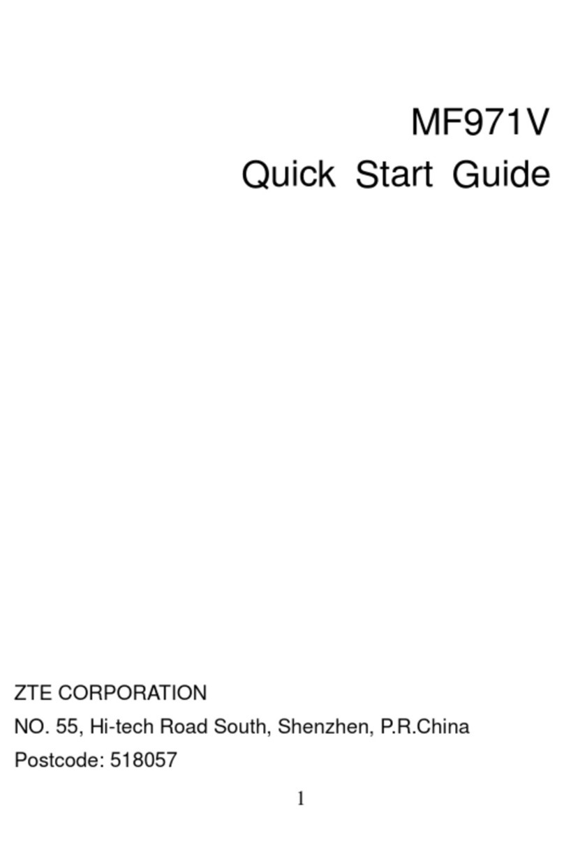 Zte MF971V User manual