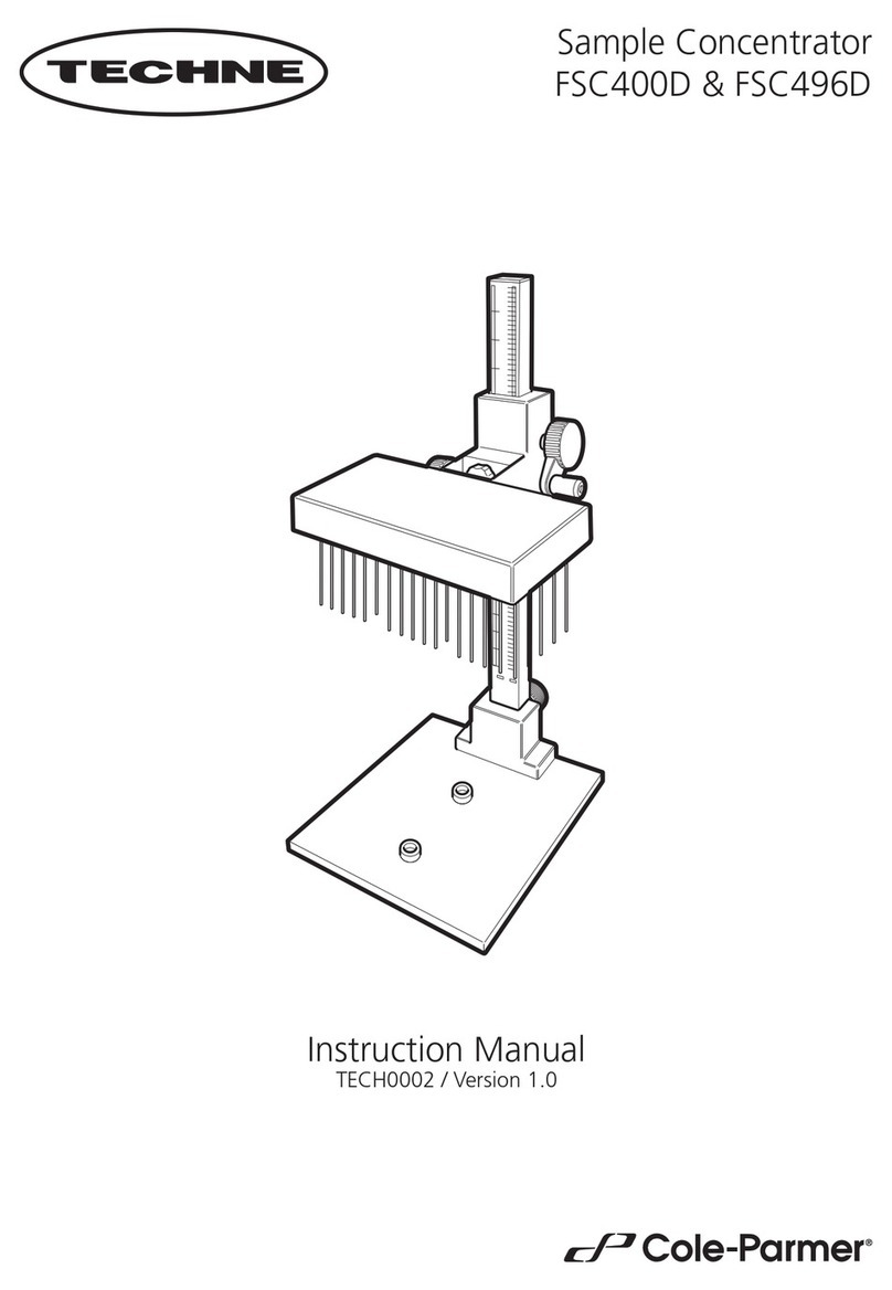 Cole Parmer Techne FSC400D instruction manual