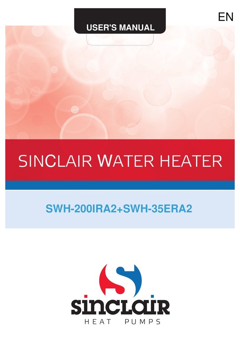 Sinclair SWH-35ERA2 user manual