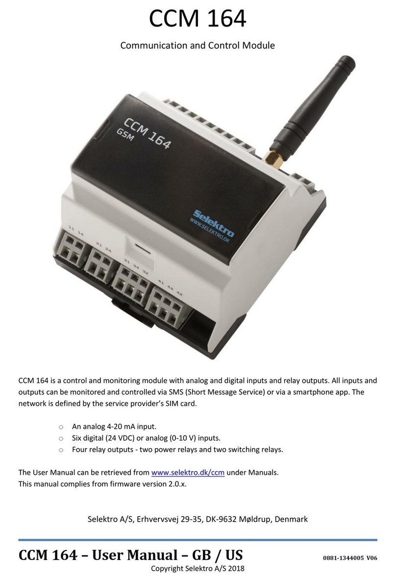 Selektro CCM 164 user manual