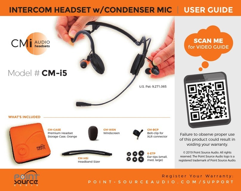 Point Source Audio CM-i5 User manual