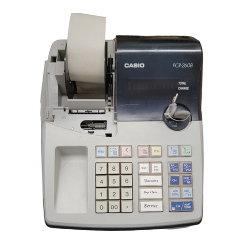 Casio PCR-260B Service manual