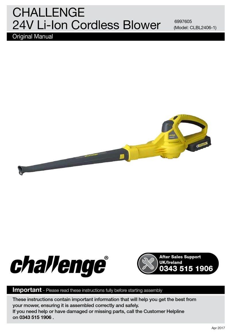 Challenge CLBL2406-1 Operation instructions