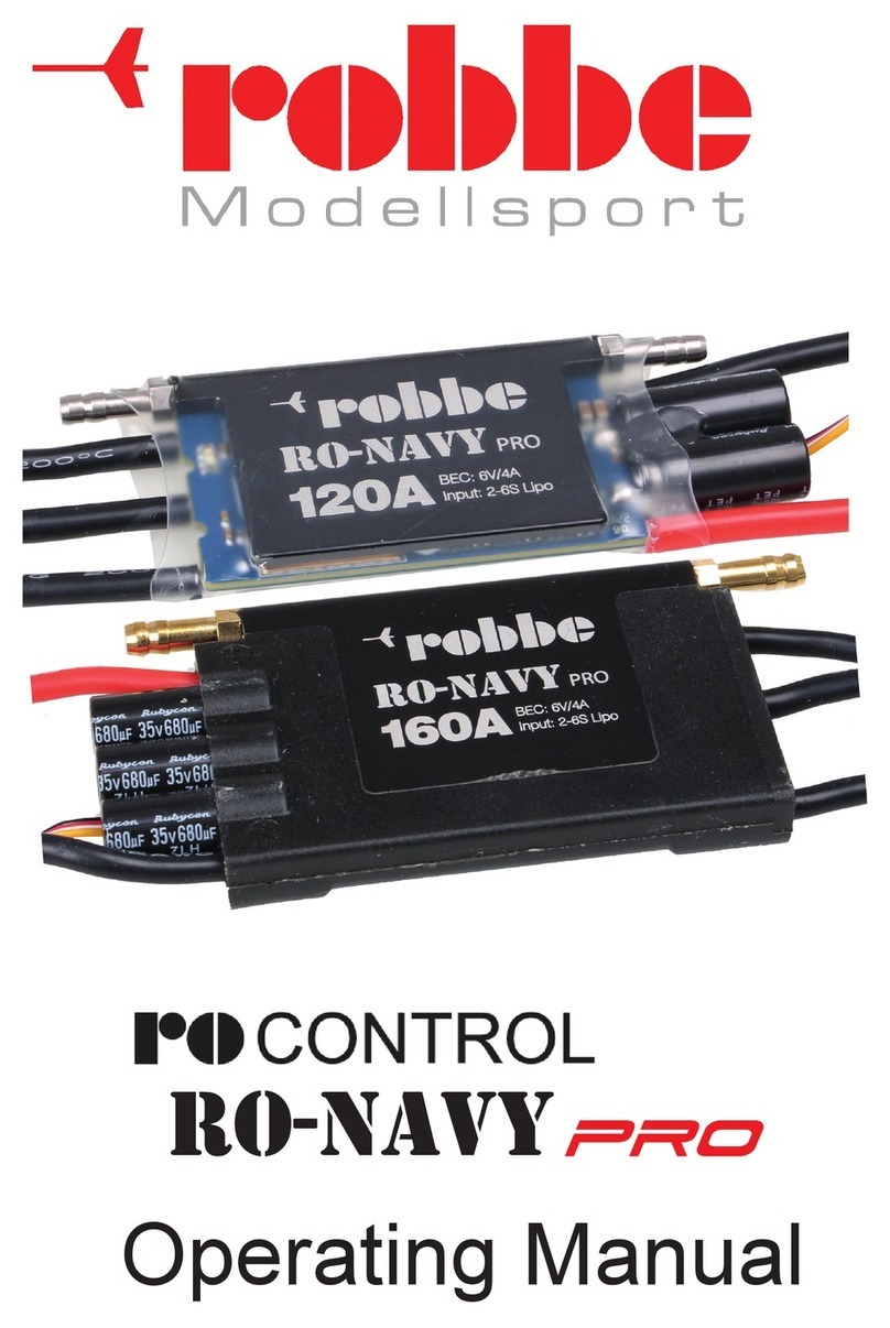 ROBBE RO-Control NAVY Pro Series operating manual