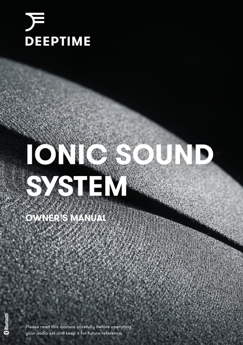 Deeptime IONIC owner's manual
