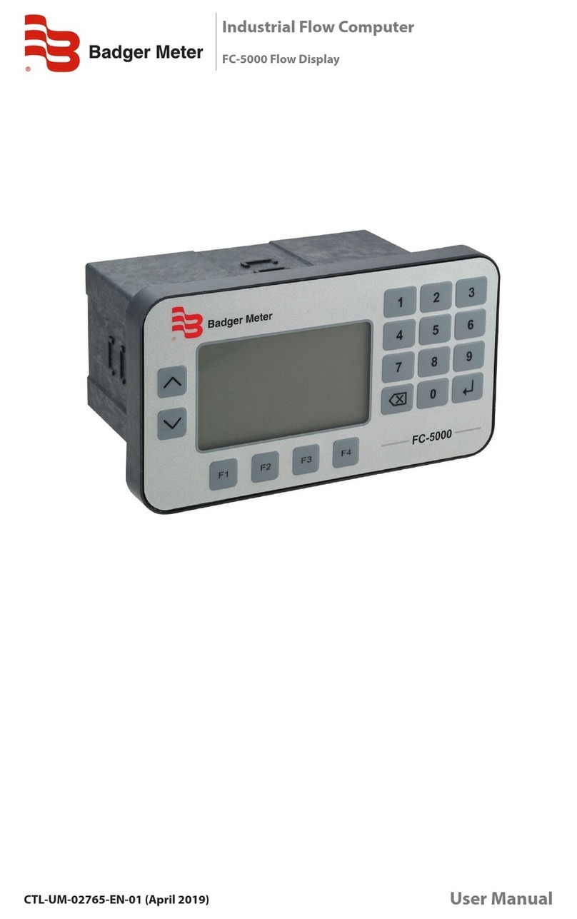 Badger Meter FC-5000 User manual