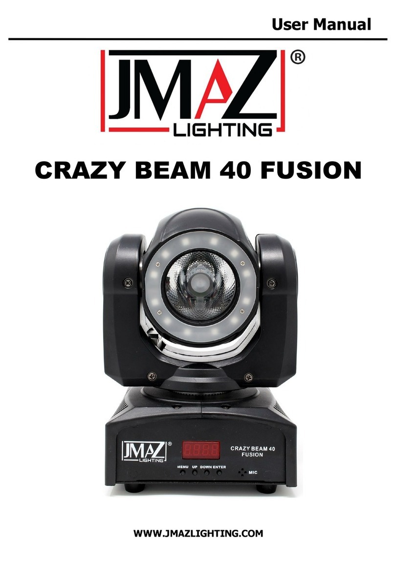 Jmaz Lighting CRAZY BEAM 40 FUSION user manual