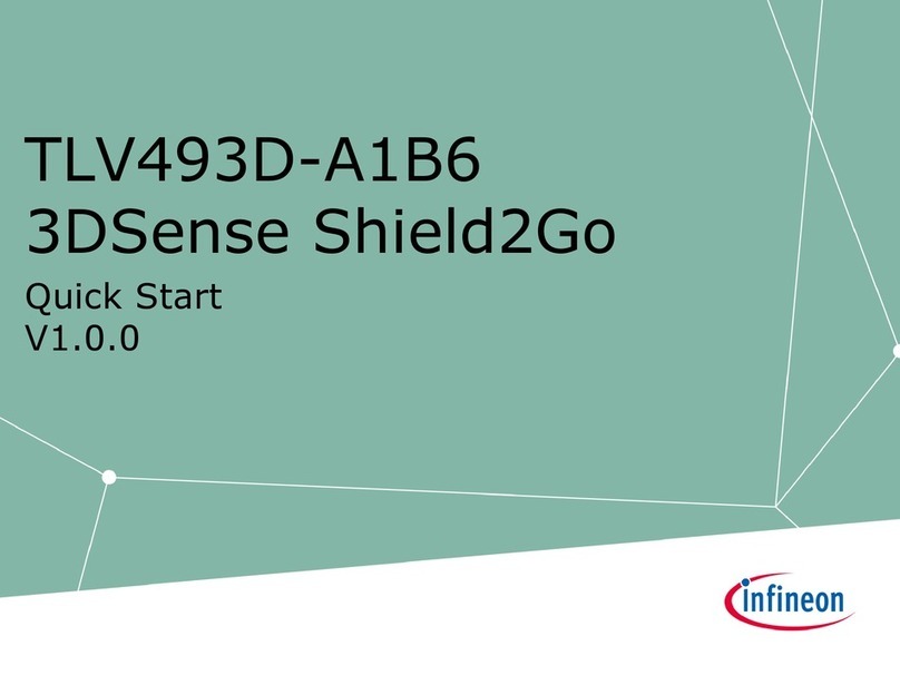 Infineon 3DSense Shield2Go TLV493D-A1B6 User manual