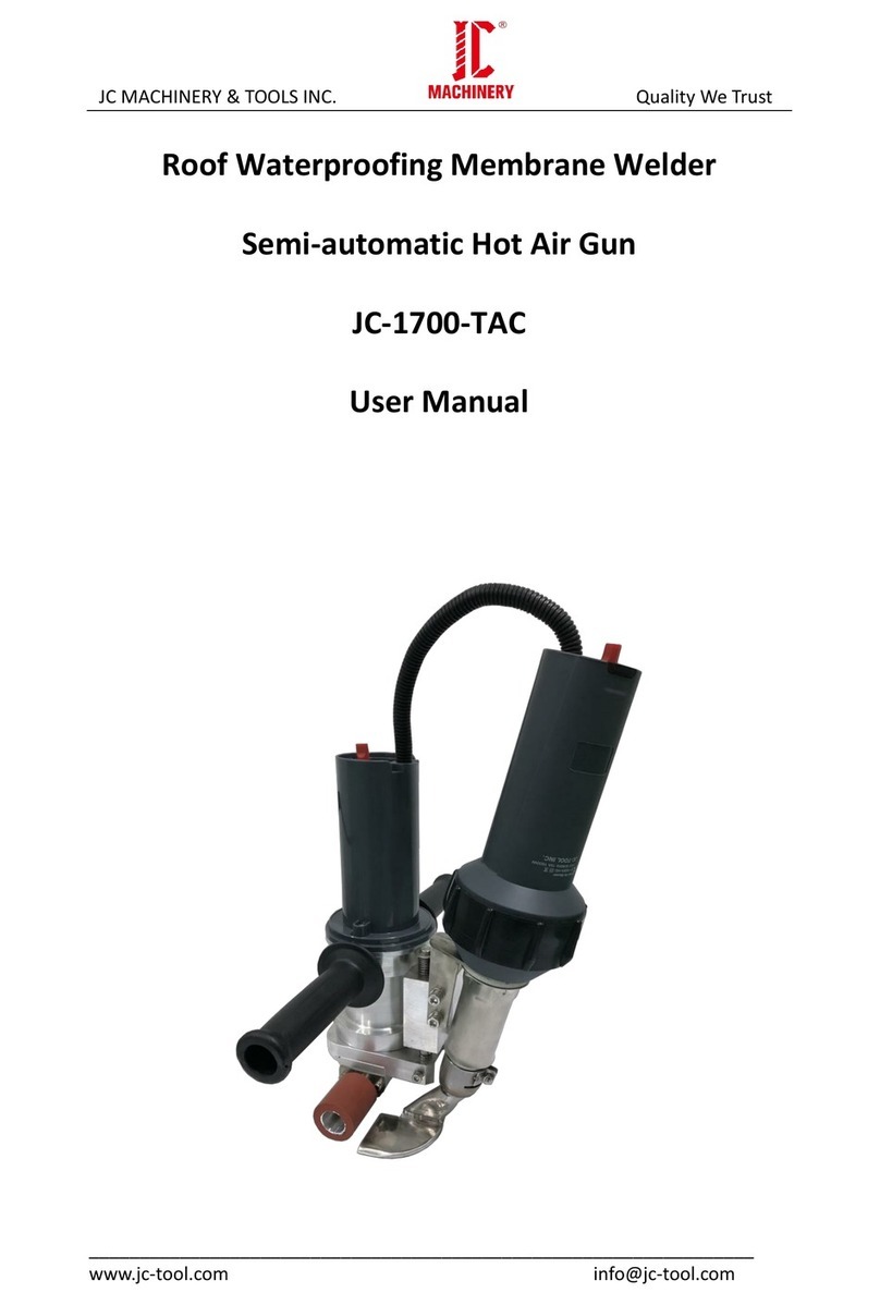 JC MACHINERY & TOOLS JC-1700-TAC user manual JC MACHINERY & TOOLS JC-1700-TAC user manual