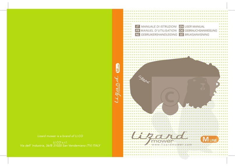 Lizard mower M Line L50EU user manual