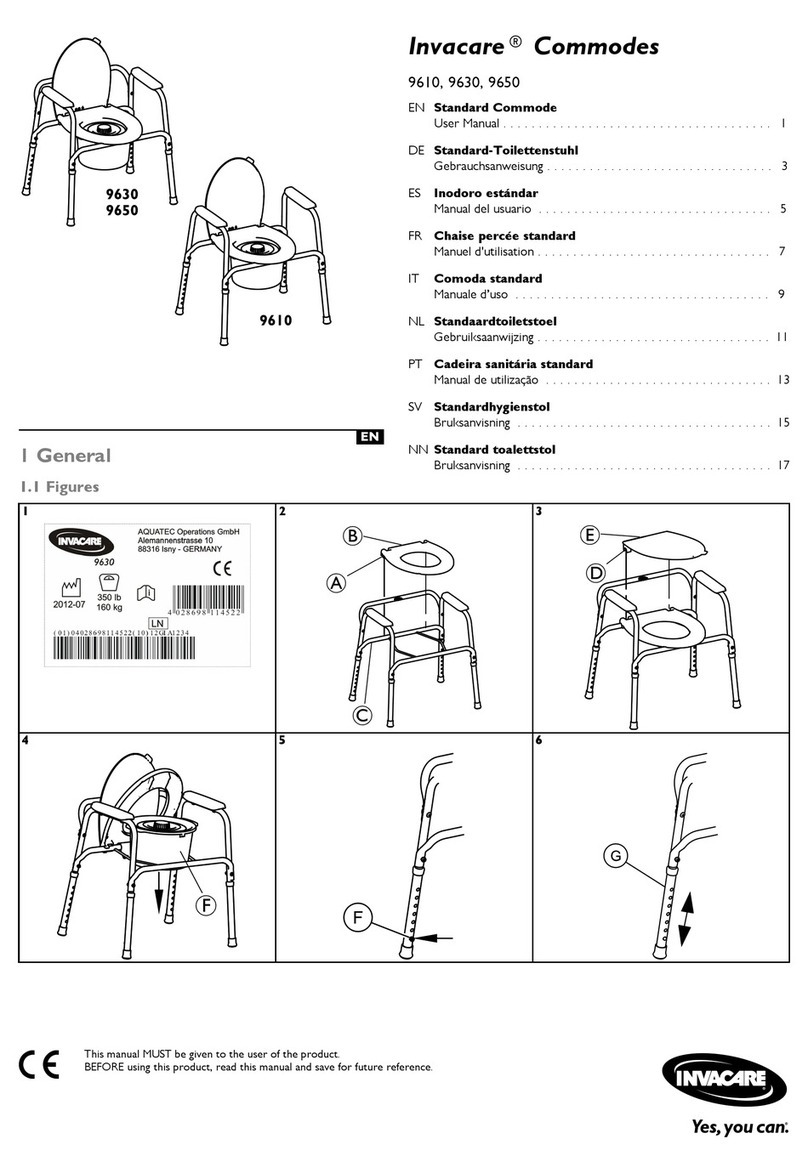 Invacare 9610 User manual