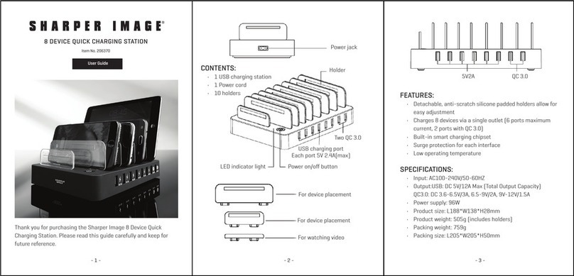 Sharper Image 206370 user guide