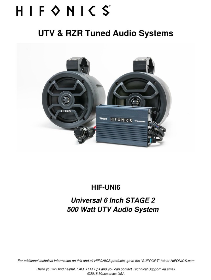 Hifonics HIF-UNI6 manual