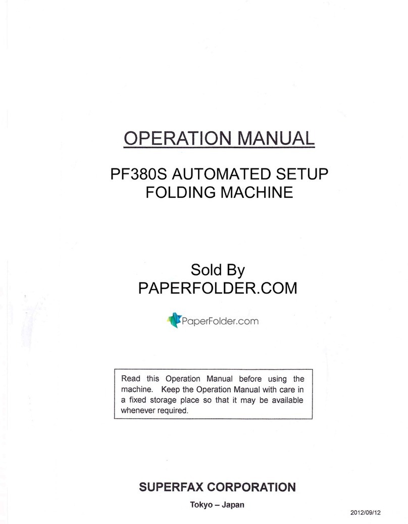Dynafold PF-380S Operation manual