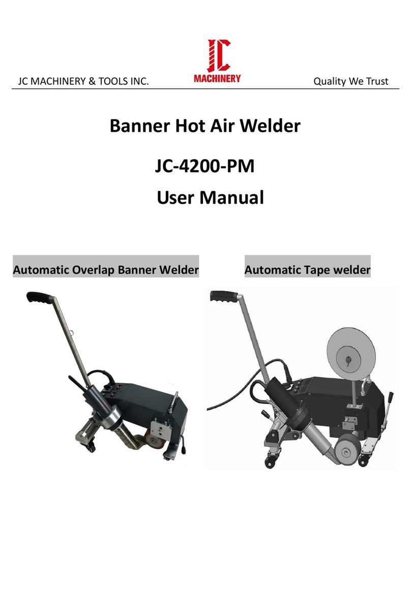 JC MACHINERY & TOOLS JC-4200-PM user manual JC MACHINERY & TOOLS JC-4200-PM user manual