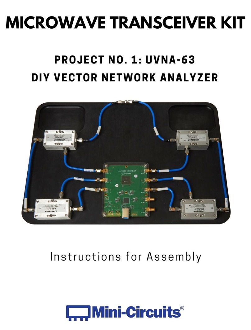Mini-Circuits UVNA-63 Instructions for assembly Mini-Circuits UVNA-63 Instructions for assembly