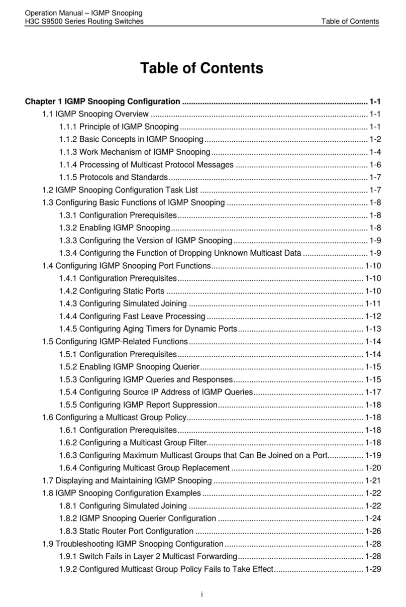 H3C S9500 Series Operation manual