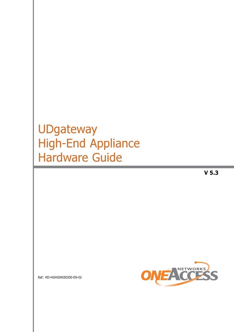 OneAccess UDgateway H5 Hardware guide