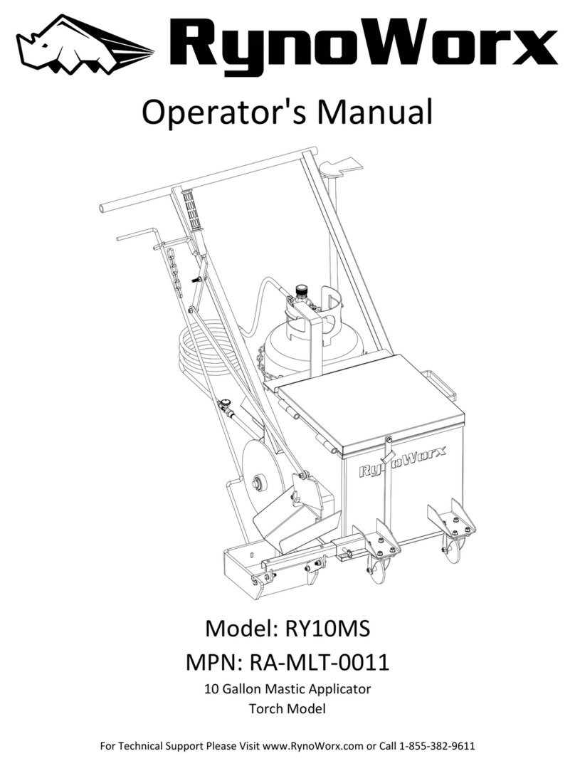 RYNO WORX RY10MS Operator's manual