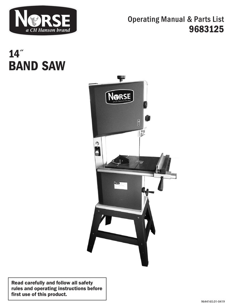 CH Hanson Norse 9683125 Operating manual & parts list