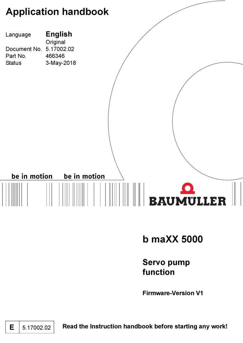 Baumuller b maXX 5000 Application handbook Baumuller b maXX 5000 Application handbook