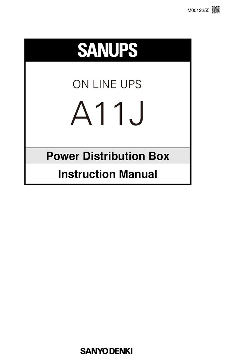 Sanyo Denki Sanups A11J instruction manual