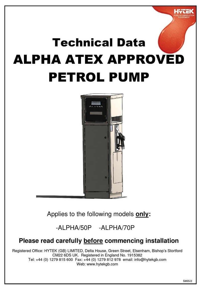 Hytek ALPHA Series Instruction manual