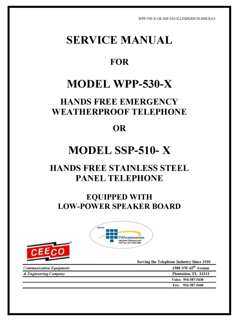 CEECO SSP-530-X Service manual